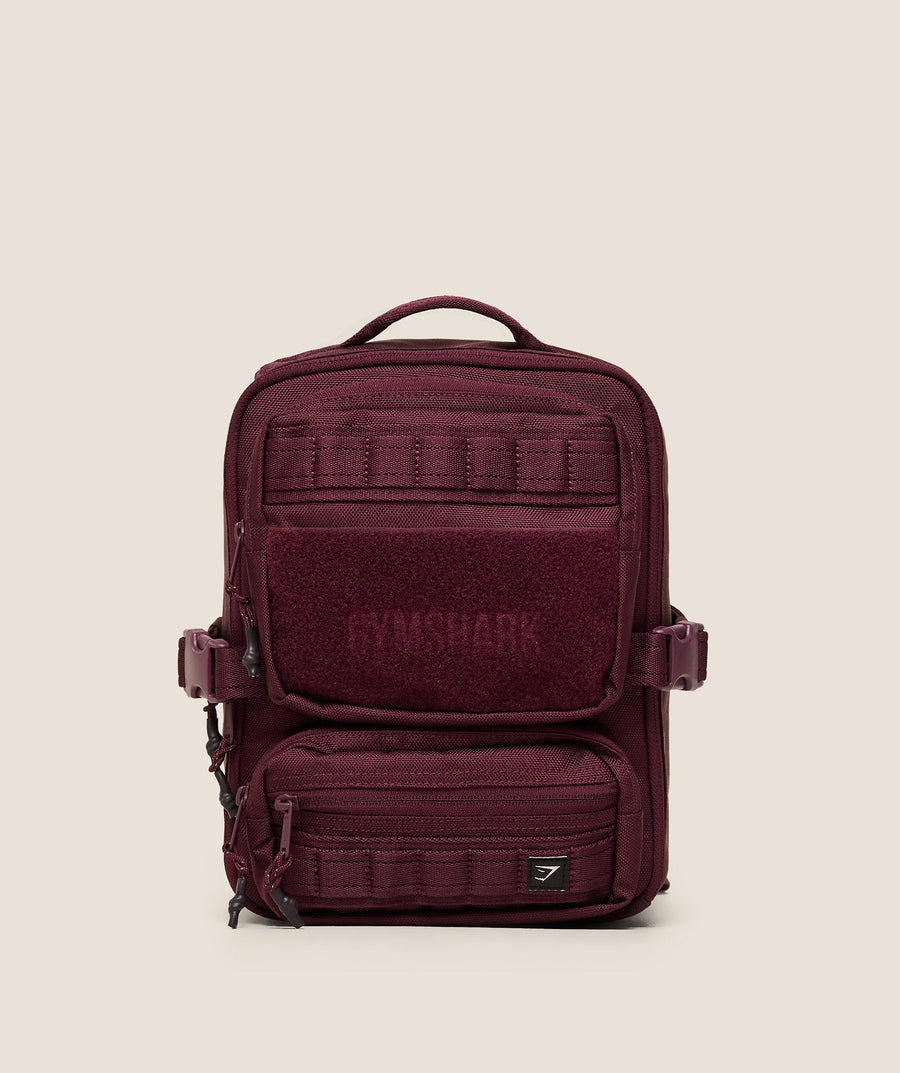 Gymshark Mini Tactical Backpack - GS Impact Burgundy
