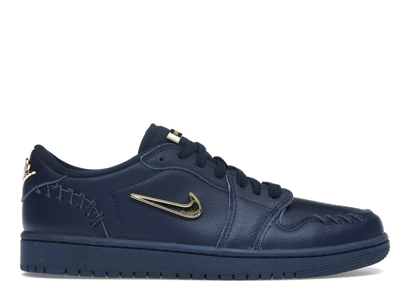 Jordan 1 Low Method of Make Midnight Navy Metallic Gold (Women's)