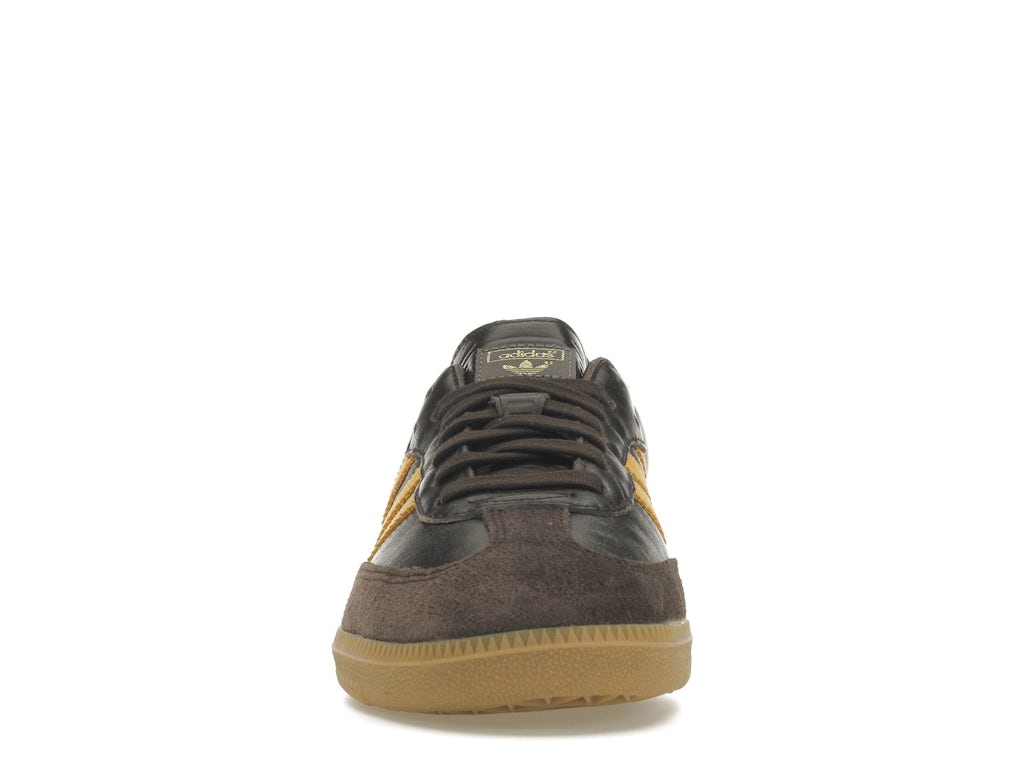 Adidas Samba OG Dark Brown Preloved Yellow