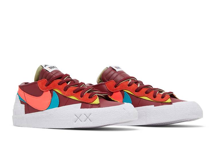 Kaws x Sacai x Blazer Low Team Red