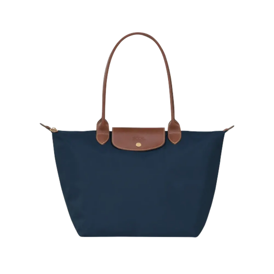 Longchamp Le Pliage Original M Tote bag Navy - Recycled canvas