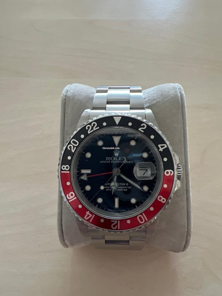 Rolex | GMT-Master II | 15650 | Steel | 40 mm | Steel | Black | Automatic