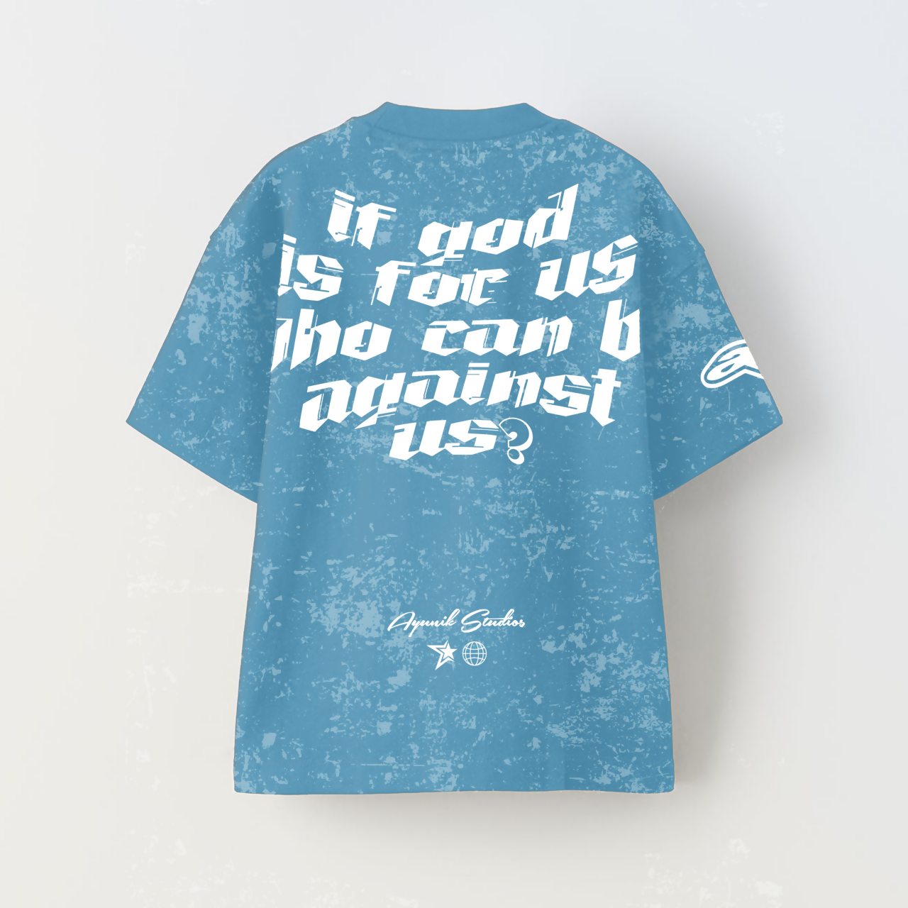 God's Shield T-Shirt ( Powder Blue)