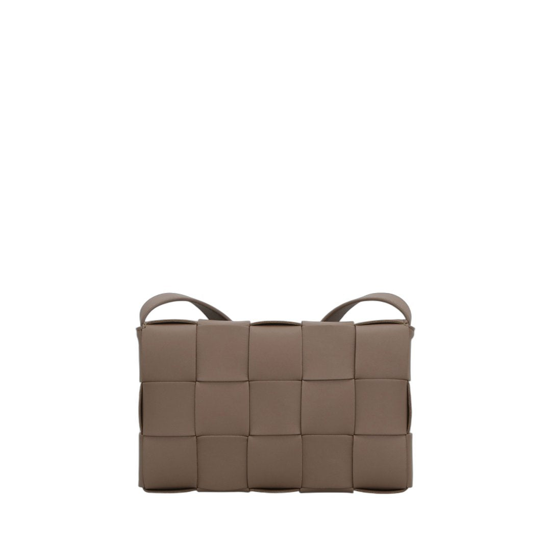 Cassette Crossbody Bag In Taupe Taupe Grey
