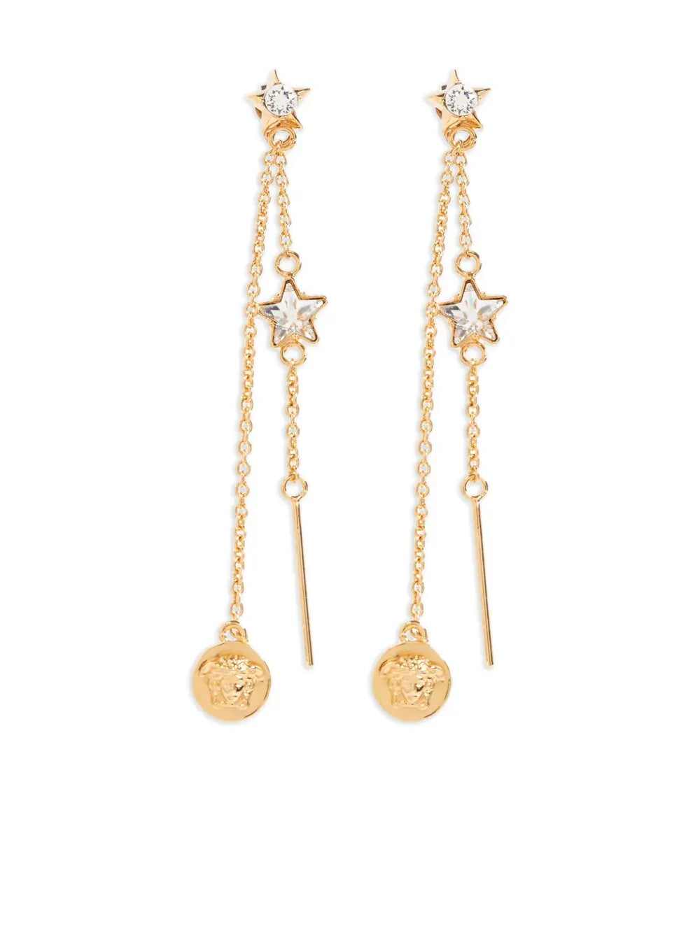 Medusa Star drop earrings