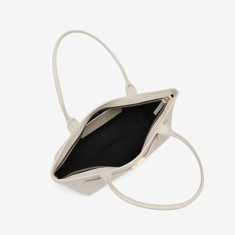 DeMellier The New York Shoulder off-white small grain