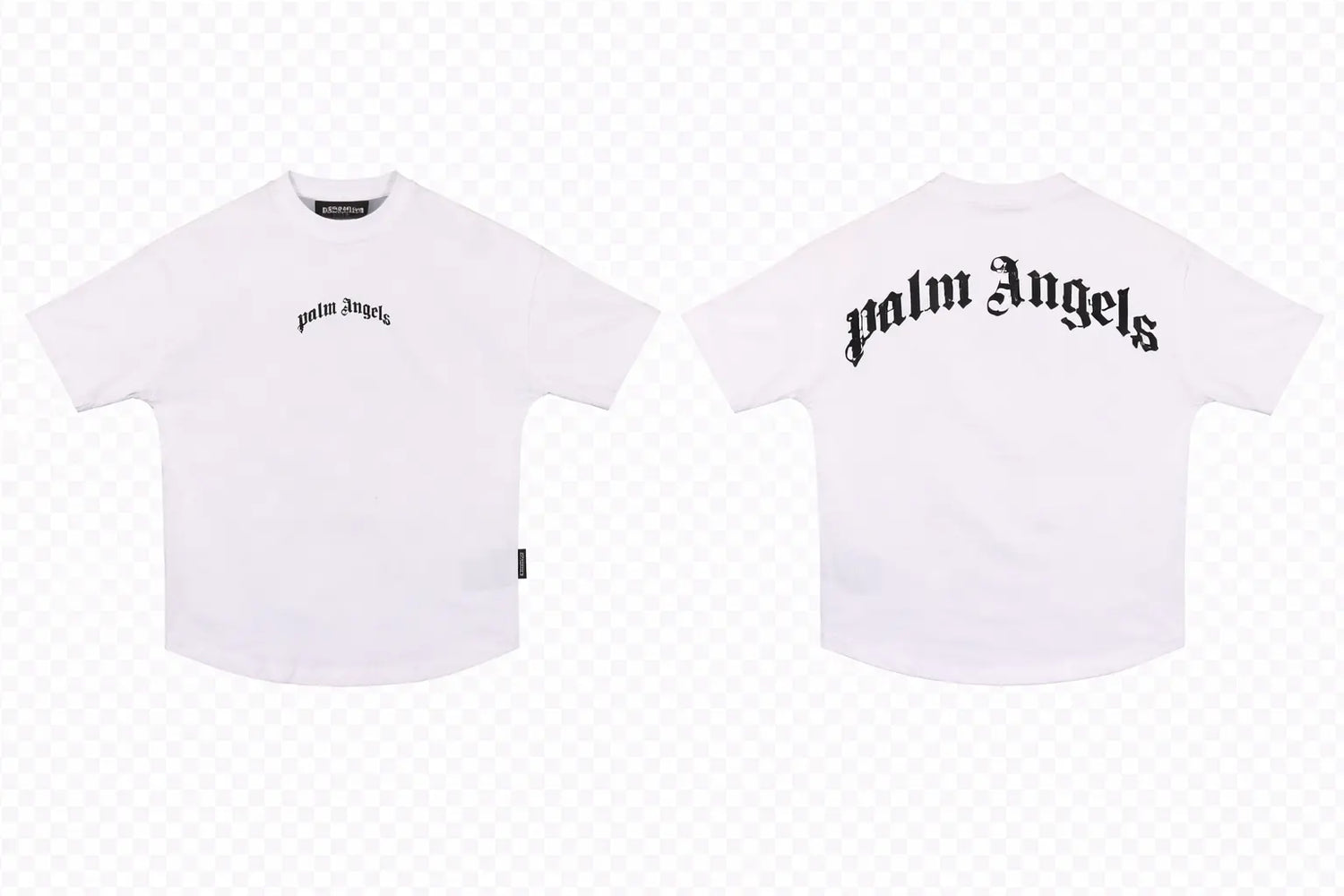 Palm Angels Classic Logo Over White T-Shirt