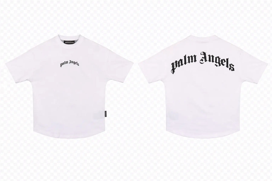 Palm Angels Classic Logo Over White T-Shirt