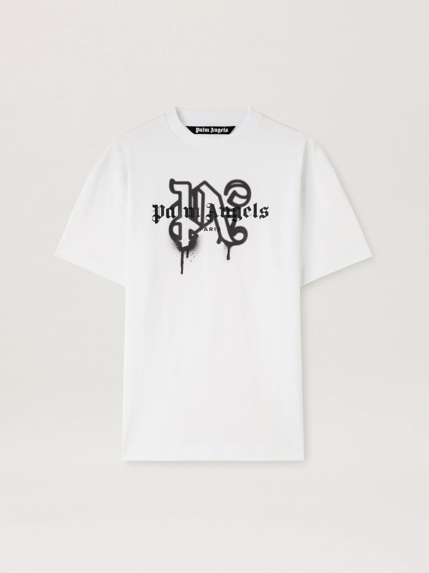 Paris Monogram Spray T-Shirt WHITE