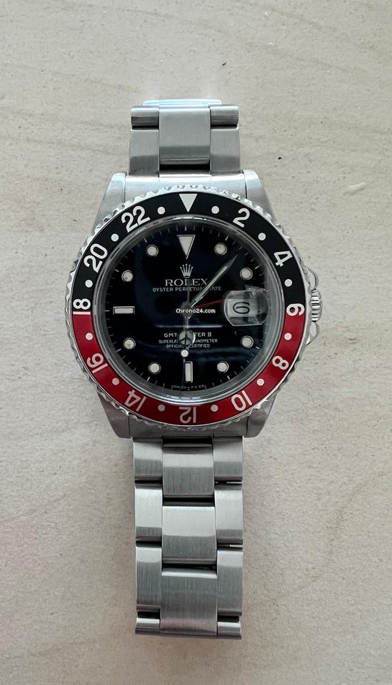Rolex | GMT-Master II | 15650 | Steel | 40 mm | Steel | Black | Automatic