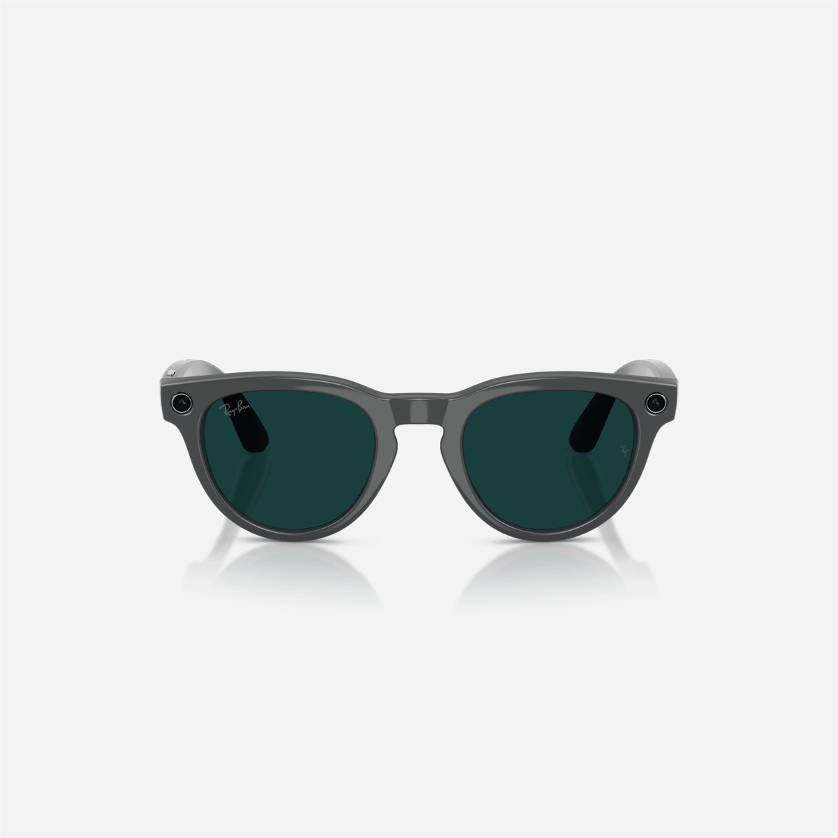 Ray-Ban Meta Headliner Shiny Asteroid Grey Frame Clear-Emerald Lens Transition - Gen 2