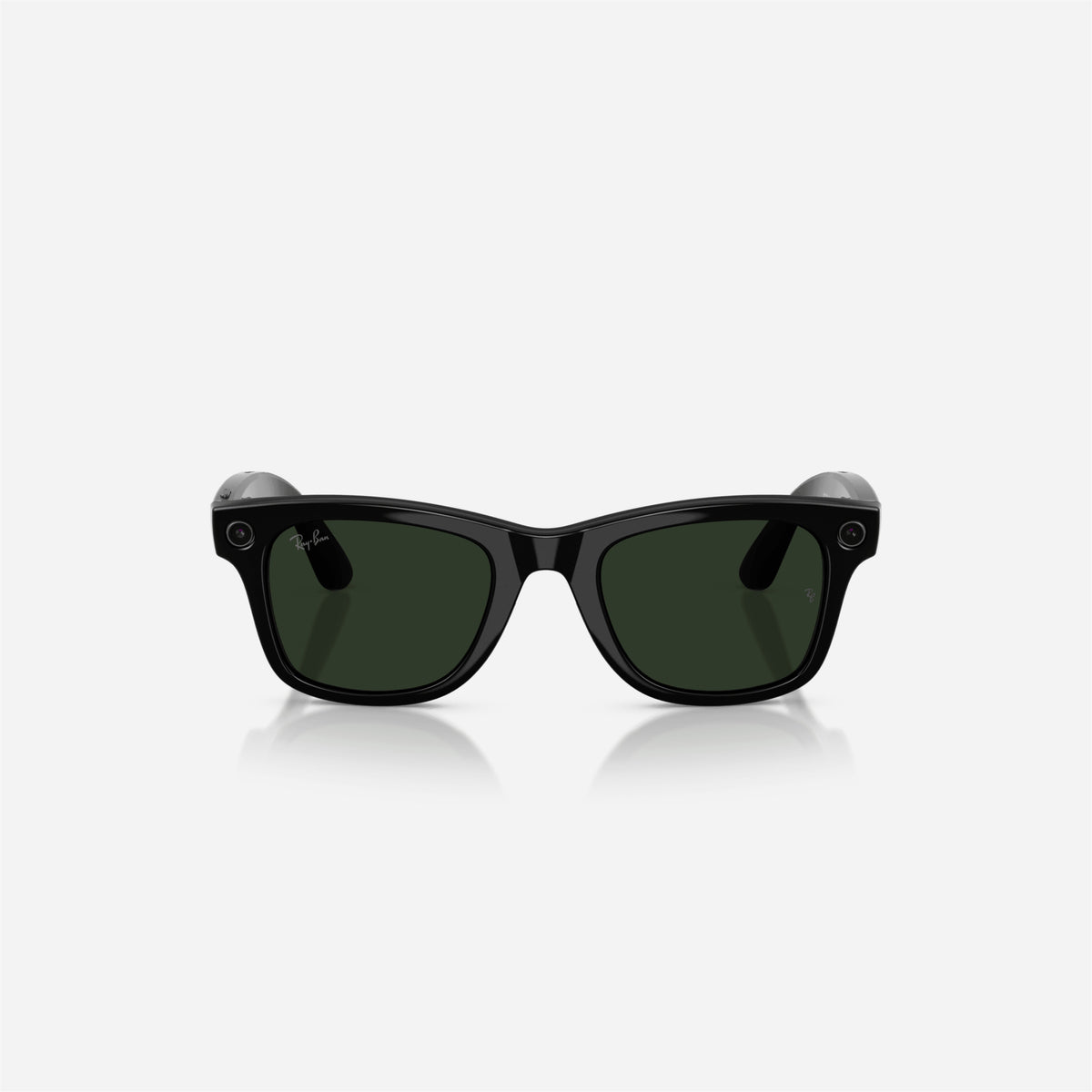 Ray-Ban Meta Wayfarer Shiny Black Frame Clear-Graphite Green Lens Transition - Gen 2