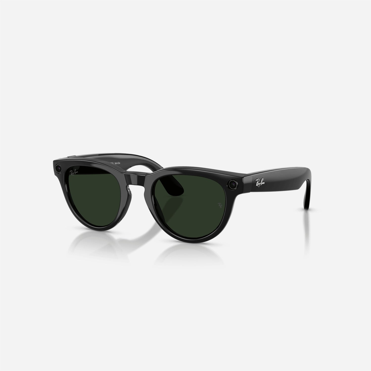 Ray-Ban Meta Headliner Shiny Black Frame Clear-Graphite Green Lens Transition - Gen 2
