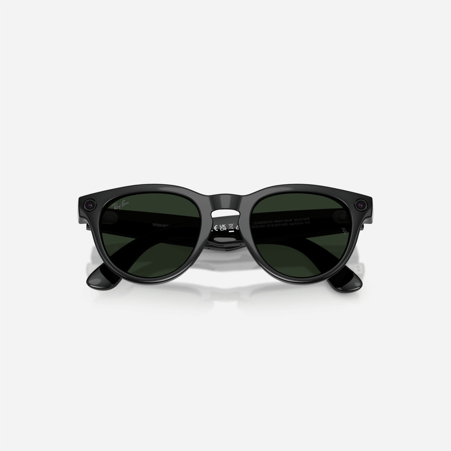 Ray-Ban Meta Headliner Shiny Black Frame Clear-Graphite Green Lens Transition - Gen 2
