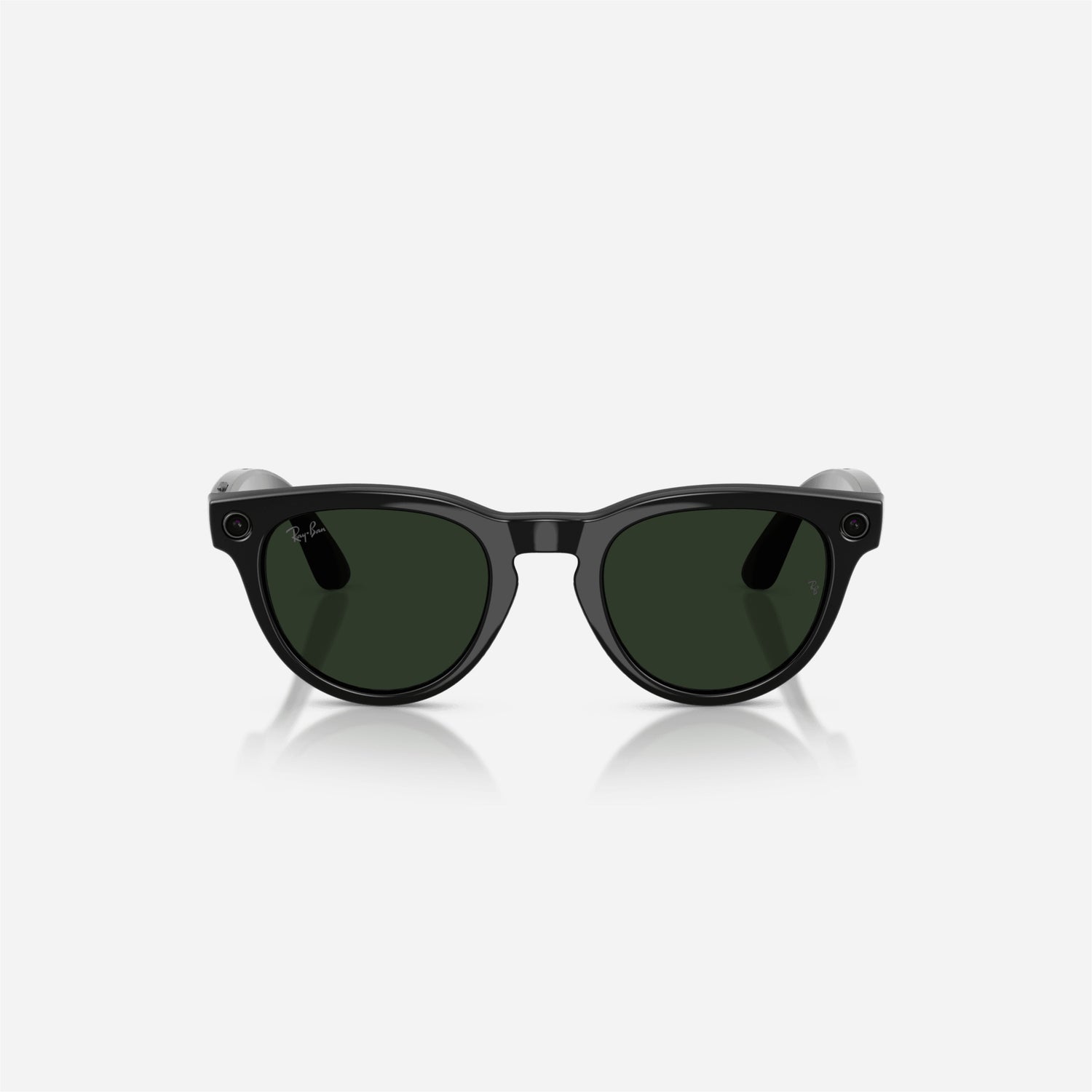 Ray-Ban Meta Headliner Shiny Black Frame Clear-Graphite Green Lens Transition - Gen 2