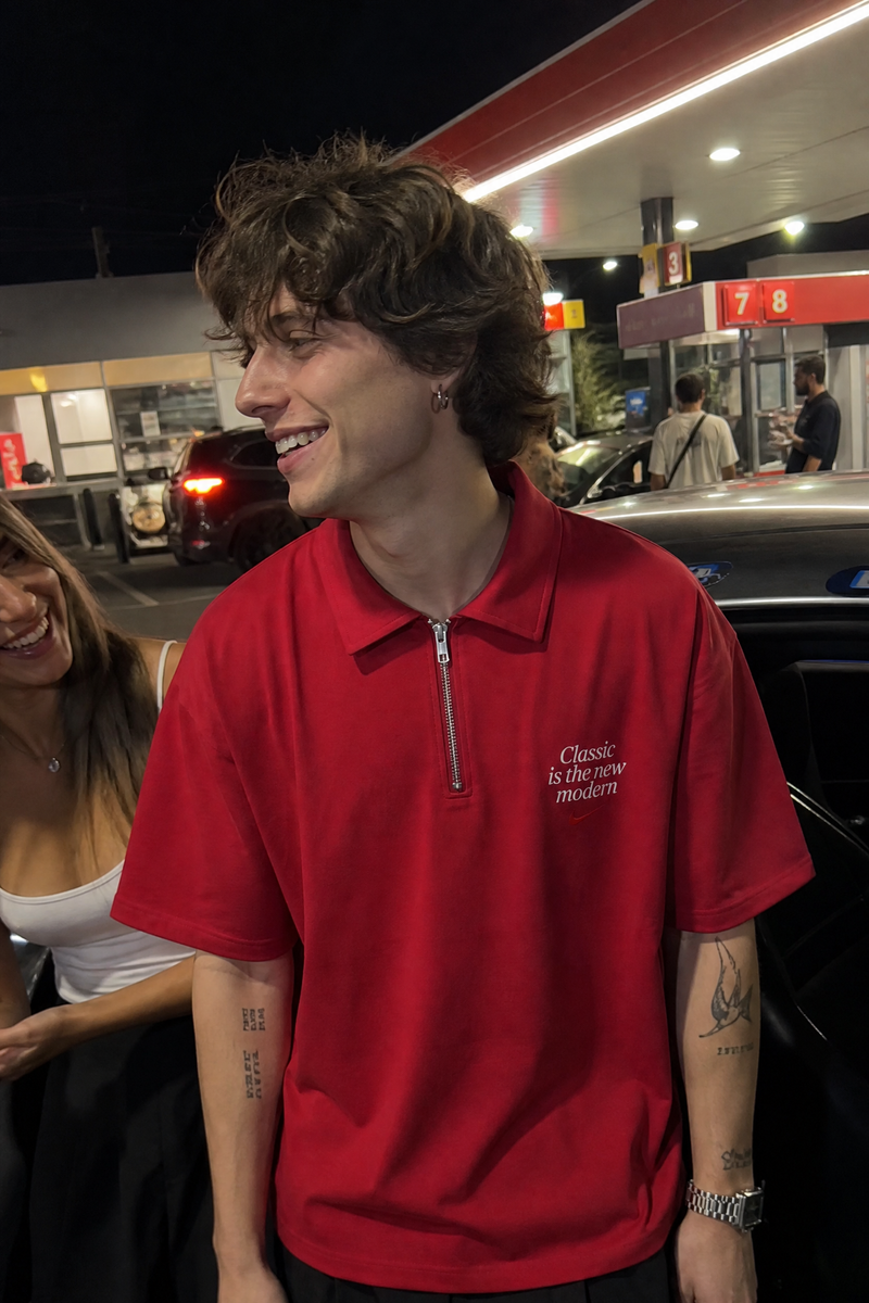 Myugen Nike Bitches Quarter Zip T-Shirt Red