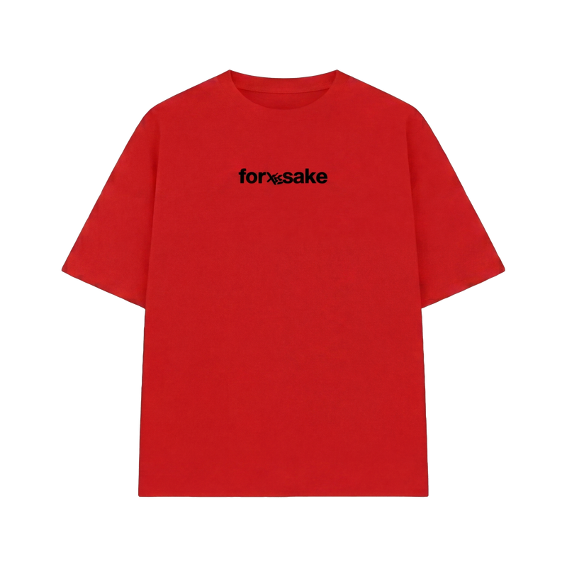 Forfksake Basic Staple Red T-Shirt