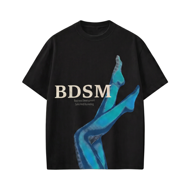 BDSM FORFKSAKE BLACK T-SHIRT