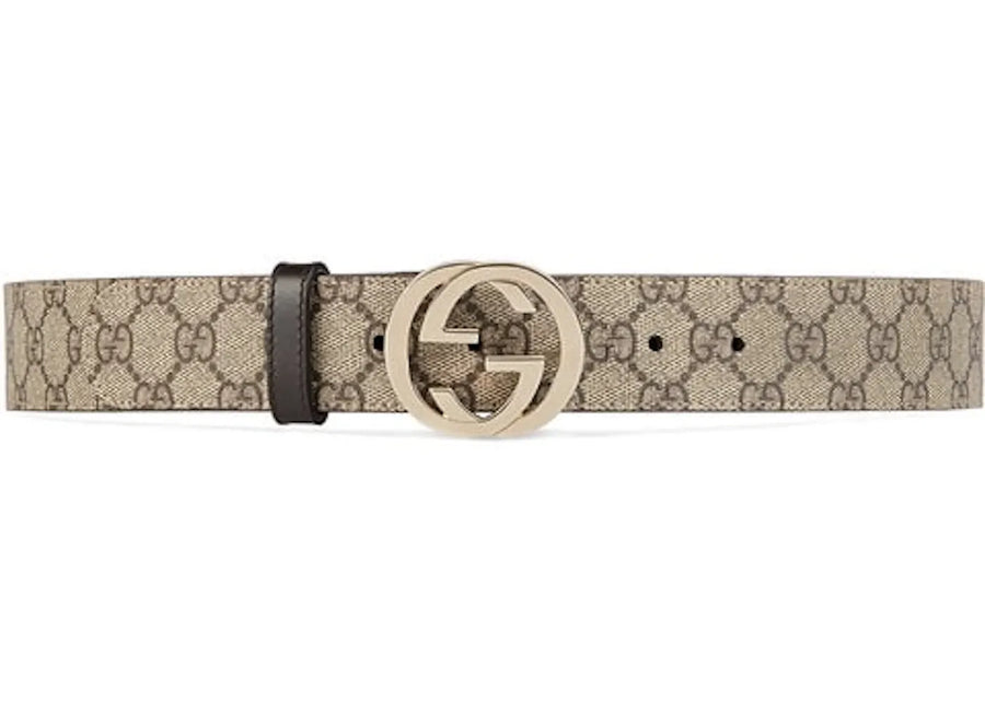 Gucci Belt Supreme G Buckle Brown