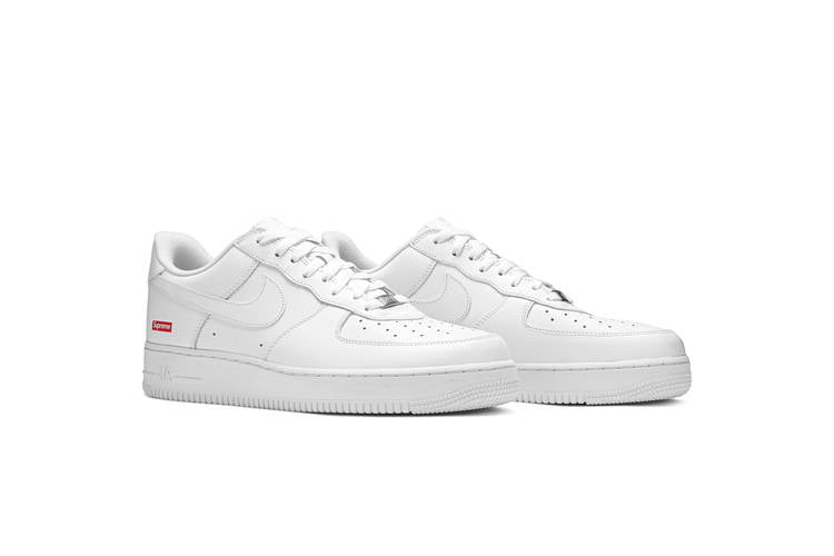 Supreme x Air Force 1 Low Box Logo White