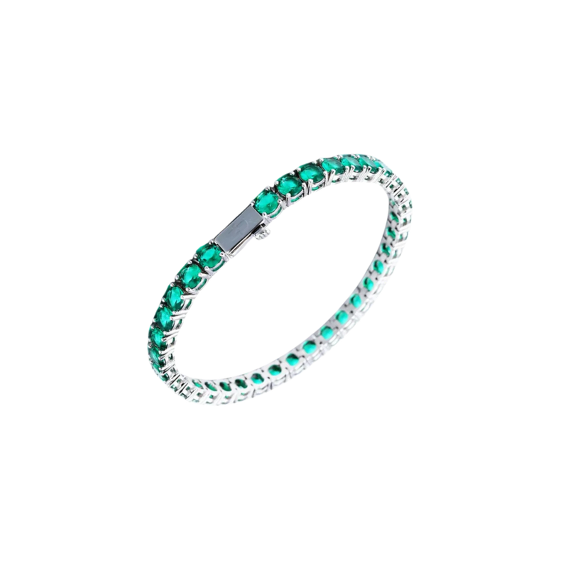 EMERALD COURT BRACELET SILVER 5MM