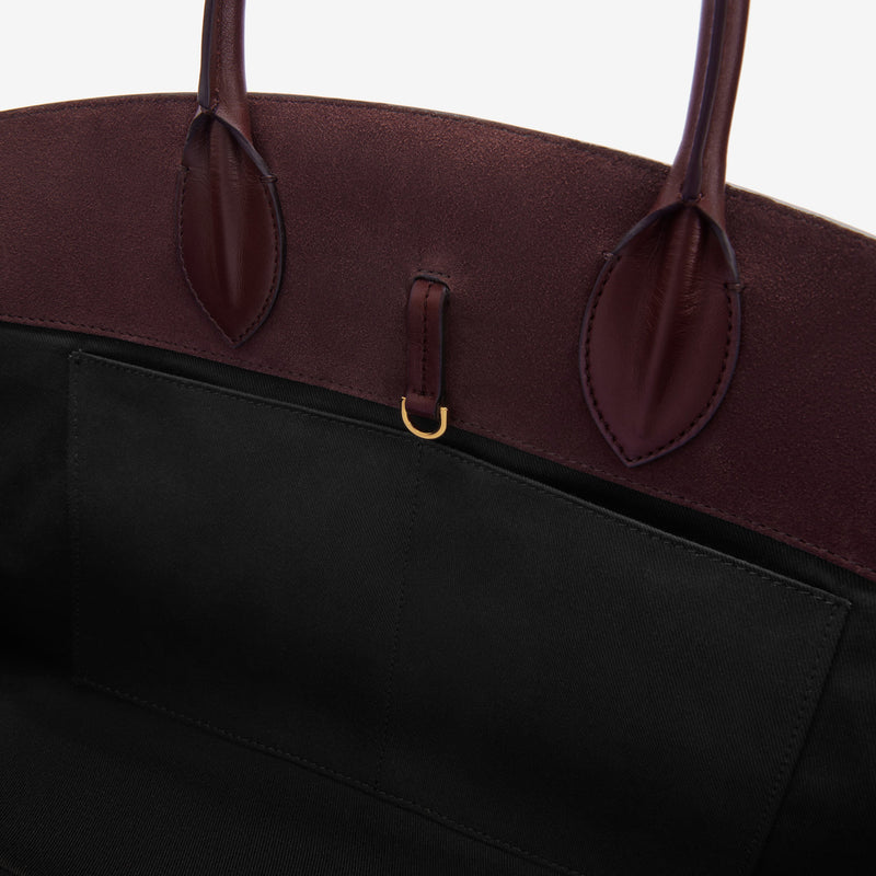 DeMellier The Hudson burgundy suede & burgundy smooth