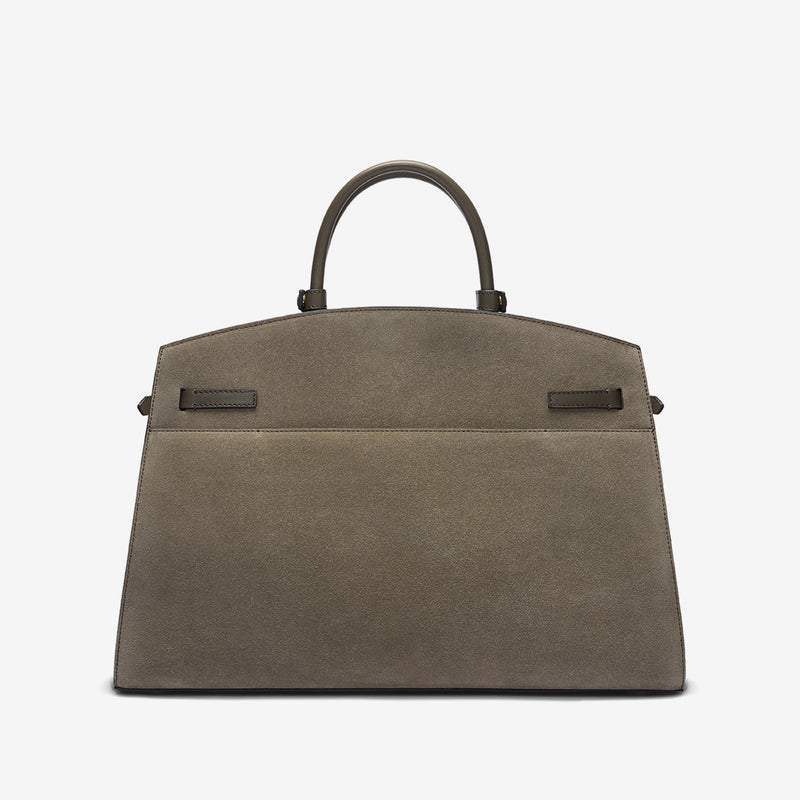 DeMellier The Hudson deep olive suede & deep olive smooth