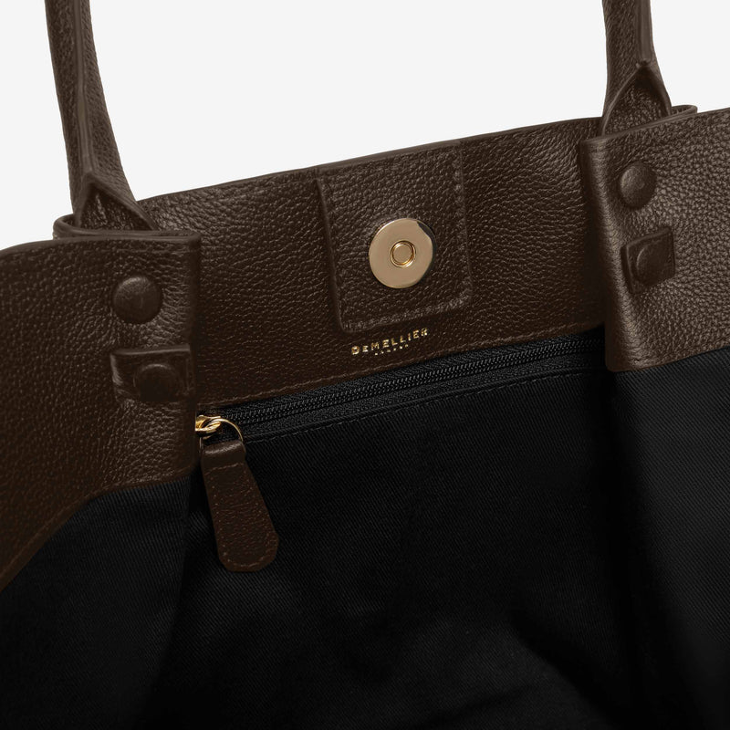 DeMellier The Midi New York mocha small grain