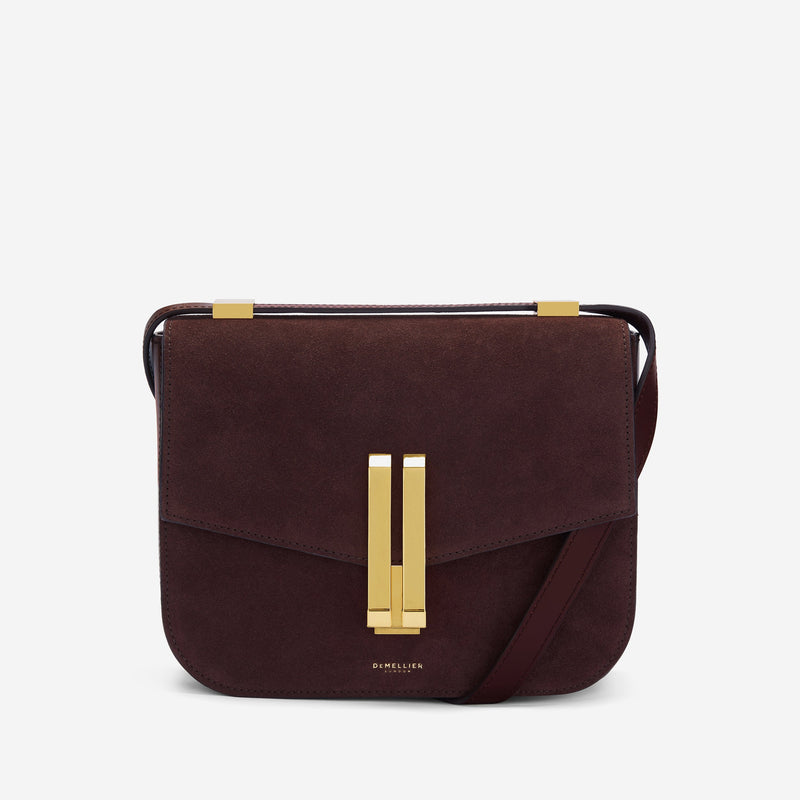 DeMellier The Vancouver burgundy suede & burgundy smooth