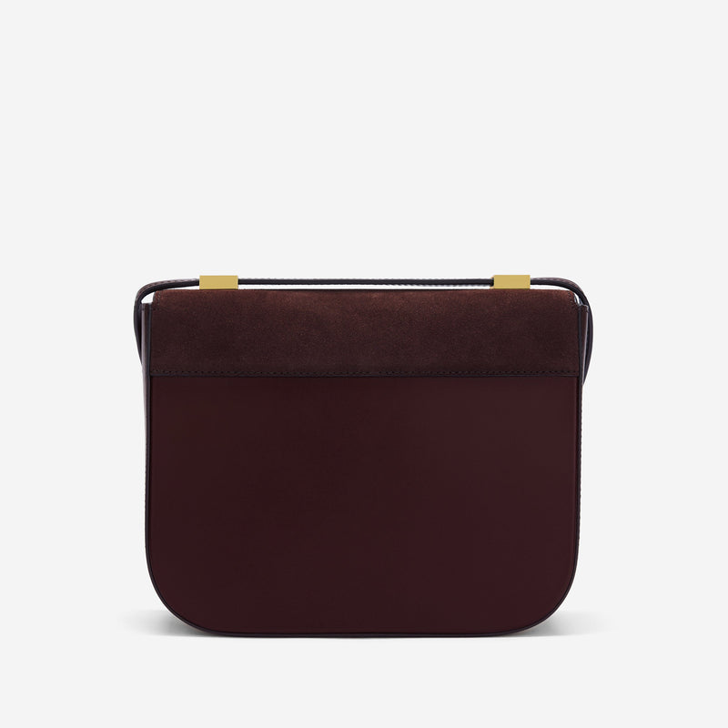 DeMellier The Vancouver burgundy suede & burgundy smooth