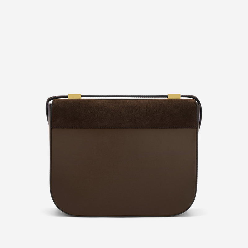 DeMellier The Vancouver mocha suede & mocha smooth