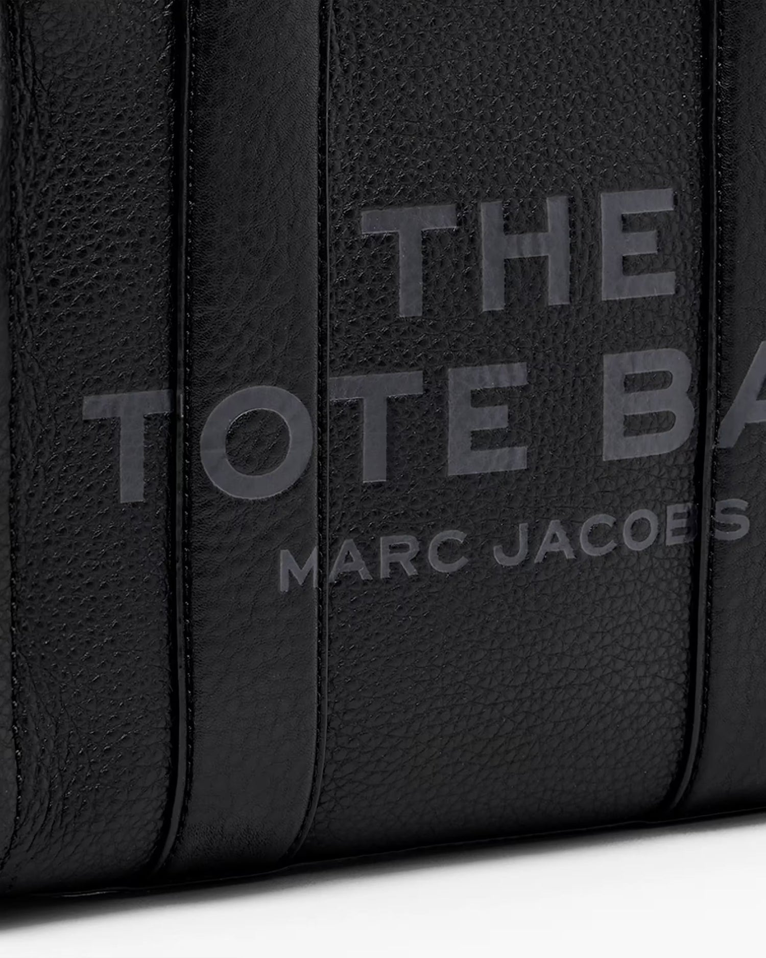 Marc Jacobs Marc Jacobs The Leather Small Tote Bag Black Black