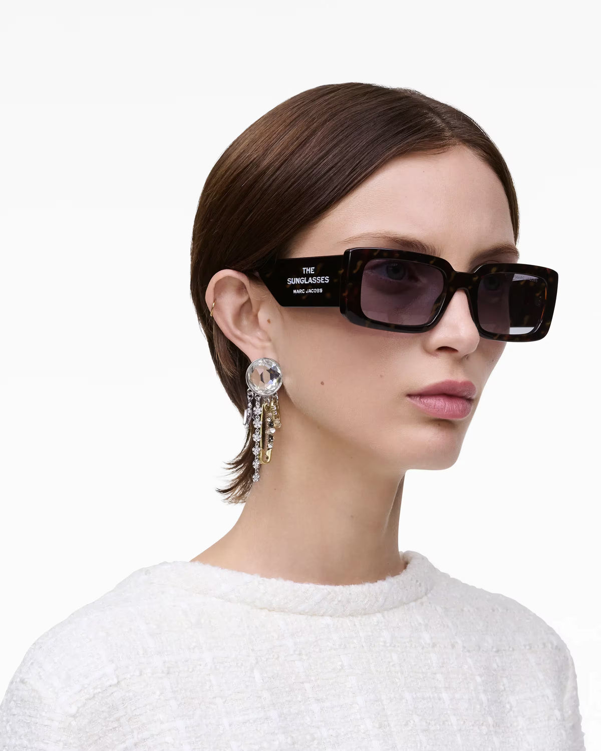 Marc Jacobs Marc Jacobs The Rectangle Sunglasses Havana Havana