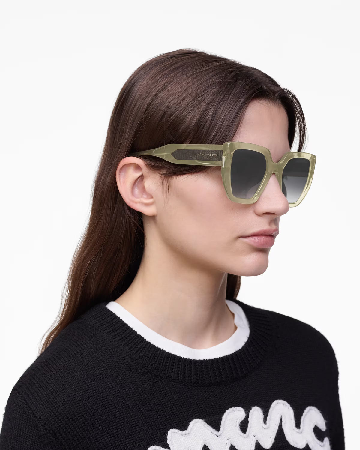 Marc Jacobs Marc Jacobs The J Marc Square Sunglasses Olive Olive