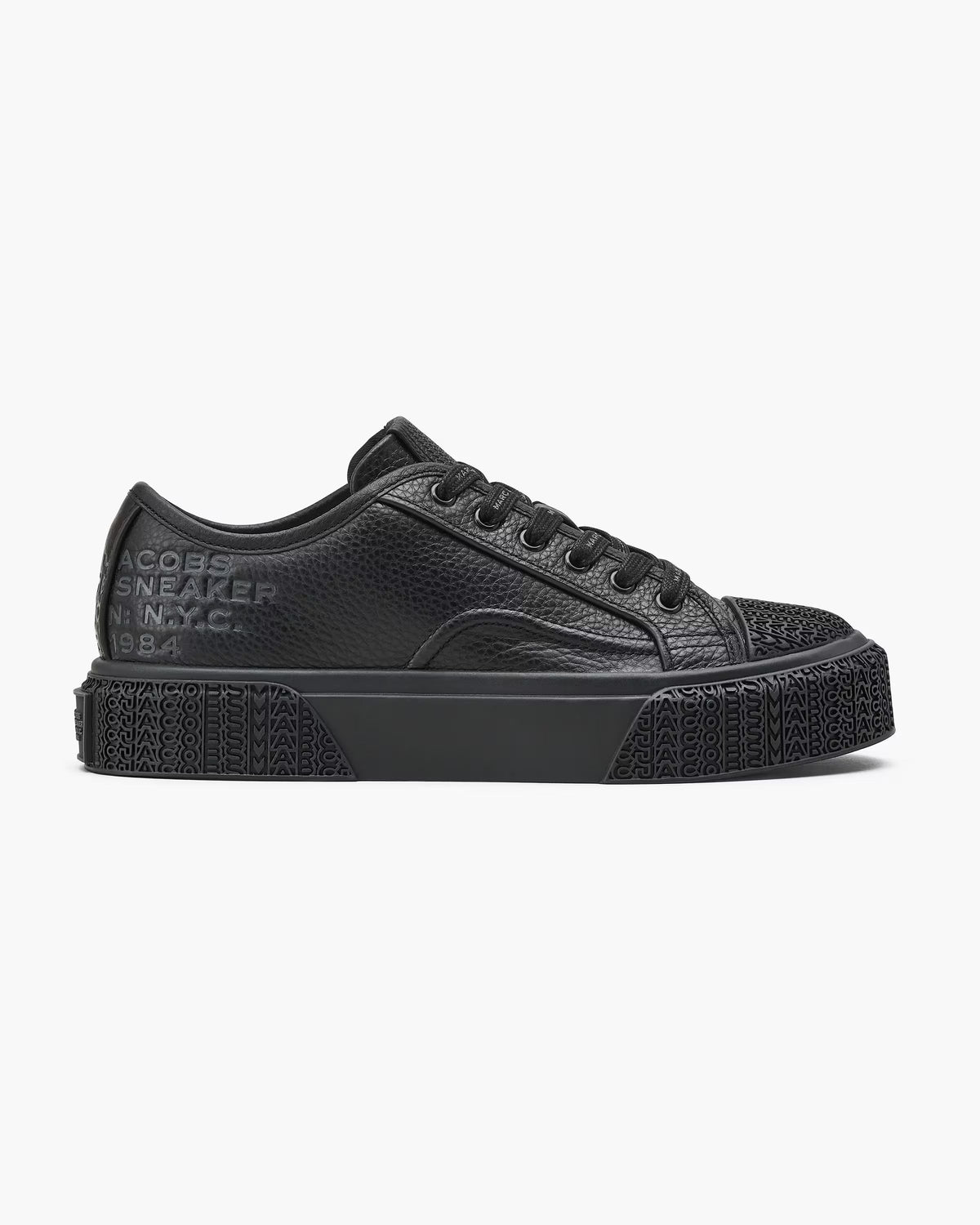 Marc Jacobs Marc Jacobs The Leather Sneaker Black Black