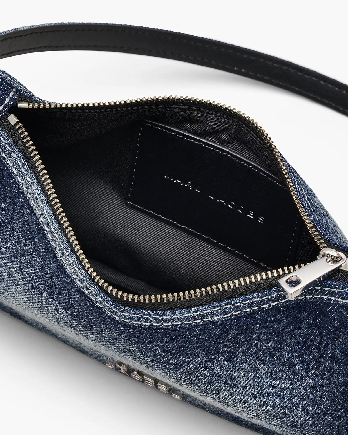 Marc Jacobs Marc Jacobs The Faded Denim Charm Shoulder Bag Faded Vintage Indigo Faded Vintage Indigo