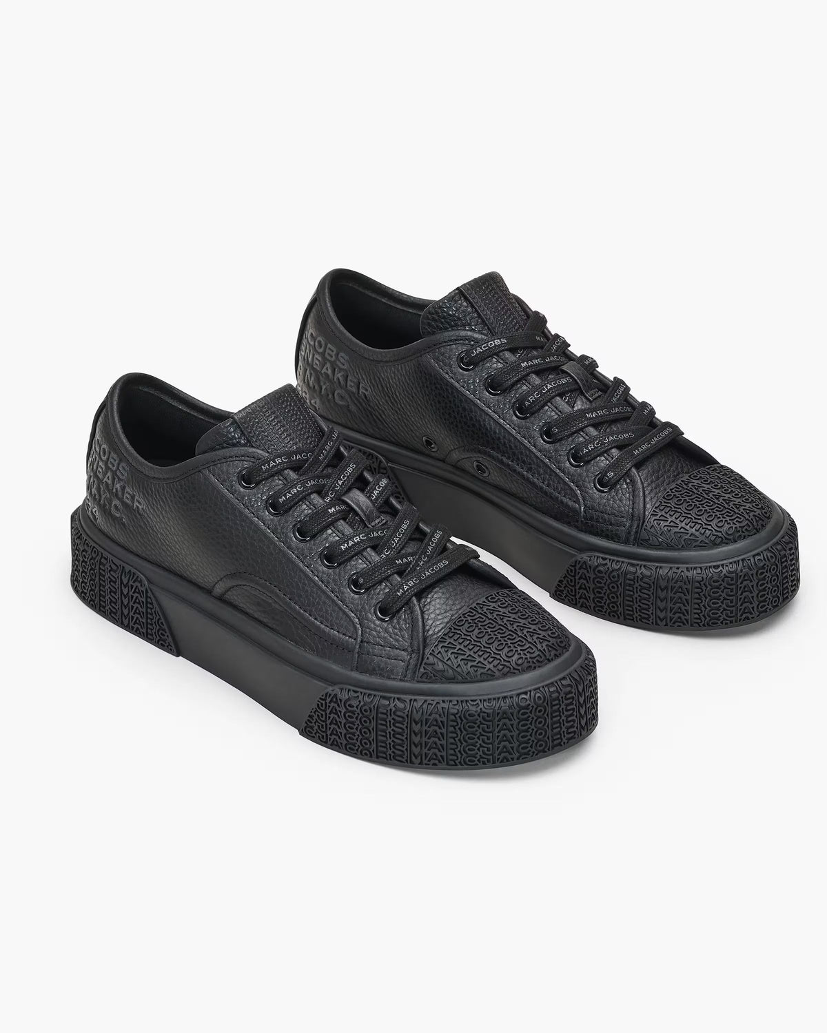 Marc Jacobs Marc Jacobs The Leather Sneaker Black Black
