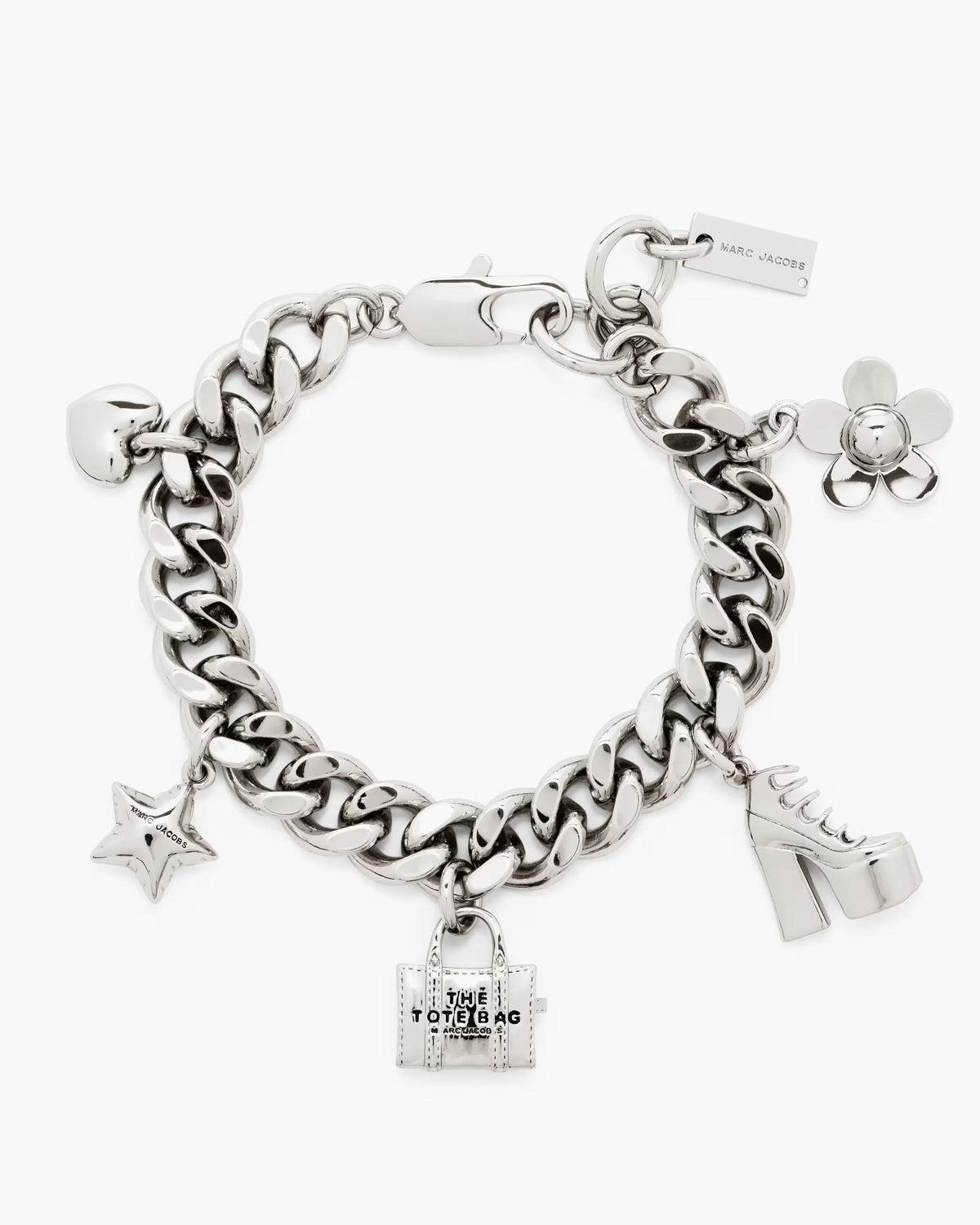 Marc Jacobs Marc Jacobs The Mini Icon Charm Bracelet Light Antique Silver Light Antique Silver