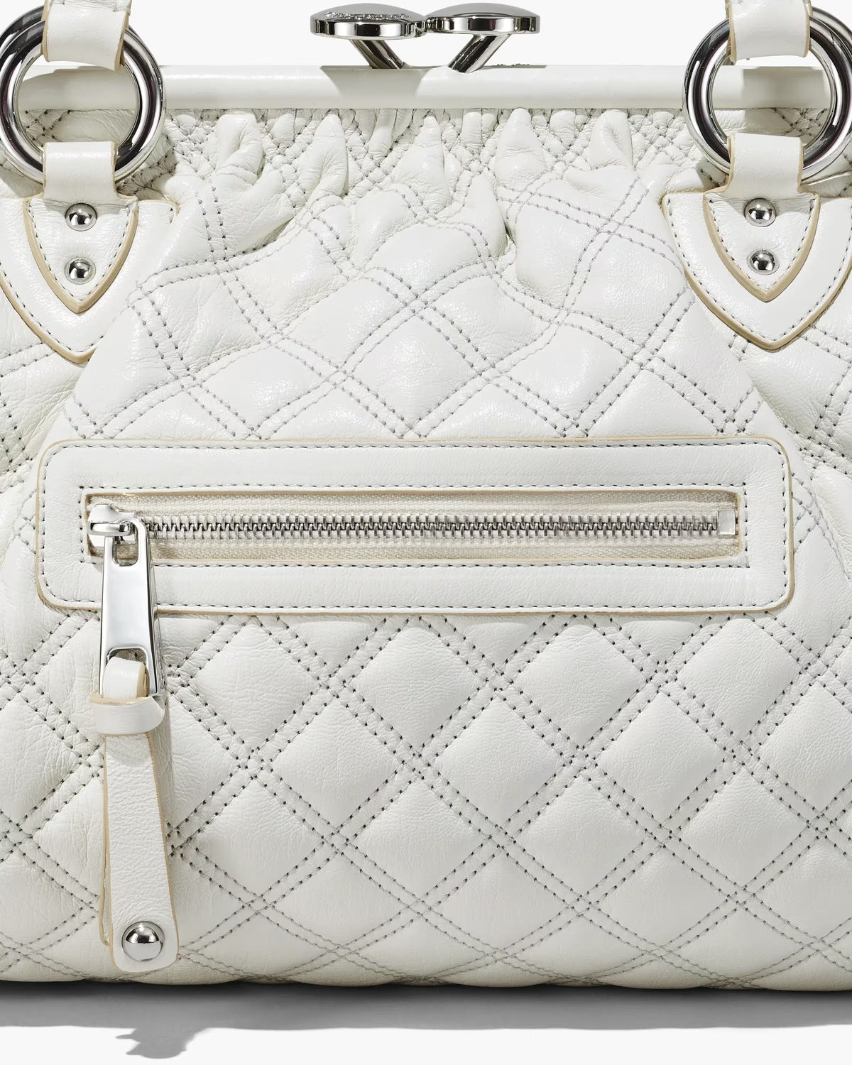 Marc Jacobs Marc Jacobs Re-Edition Quilted Leather Stam Bag Cloud White Cloud White