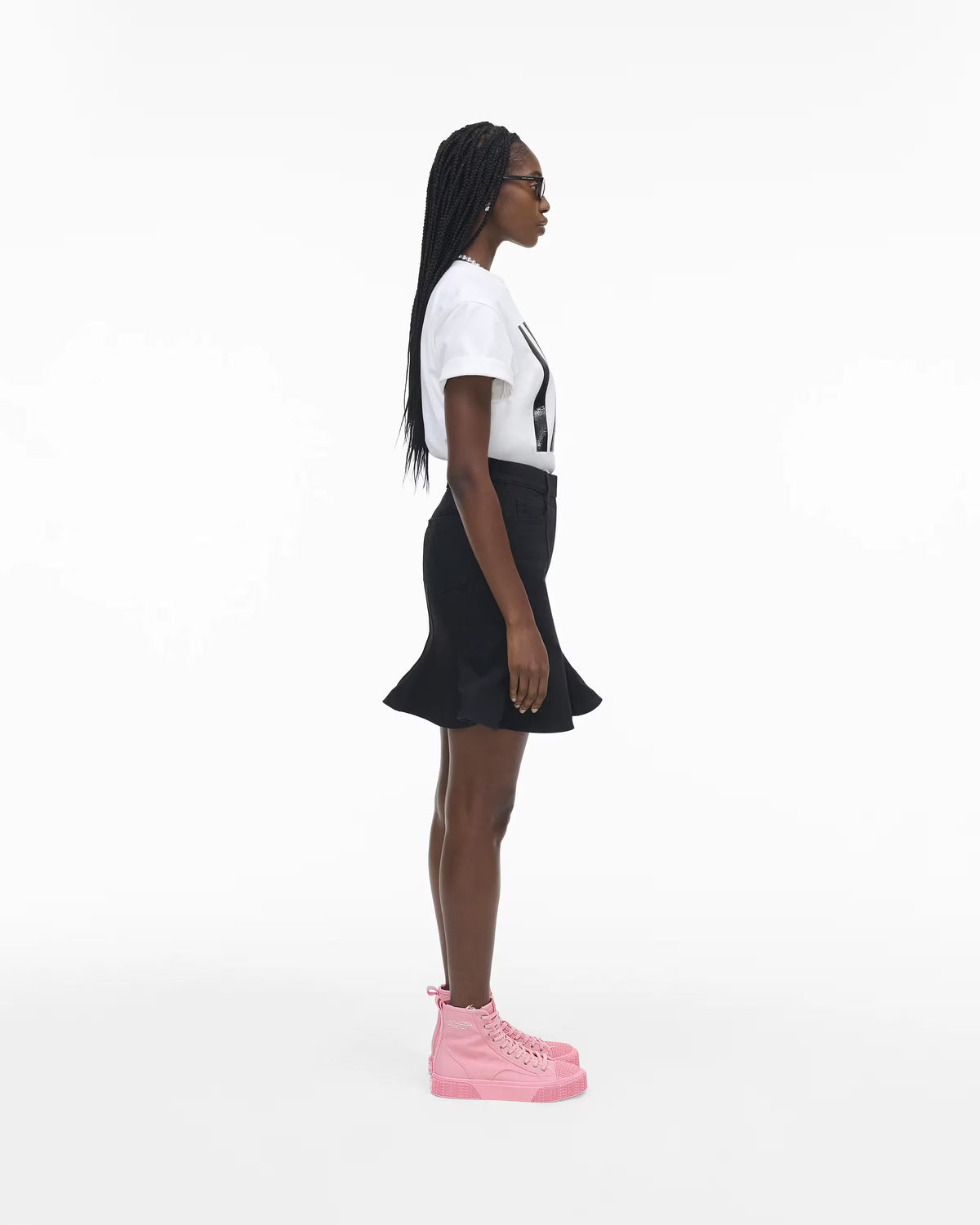 Marc Jacobs Marc Jacobs The High Top Sneaker Ribbon Pink Ribbon Pink
