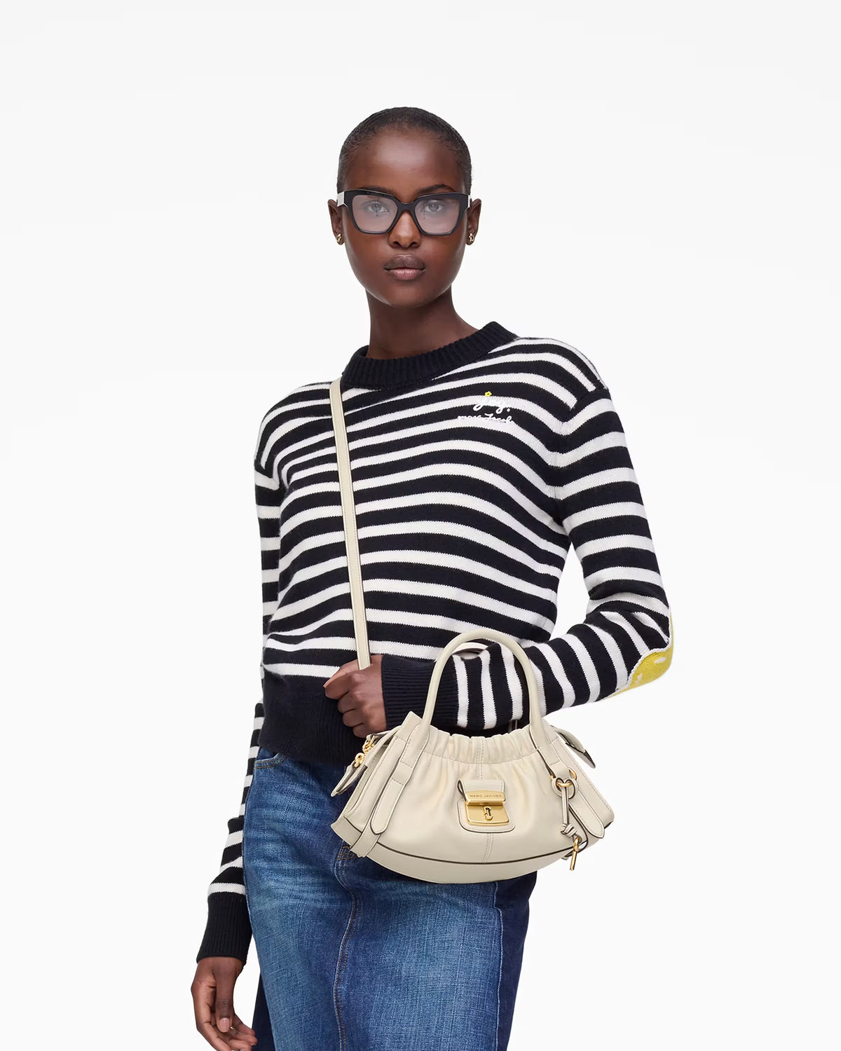 Marc Jacobs Marc Jacobs The Cristina Small Satchel Ivory Ivory