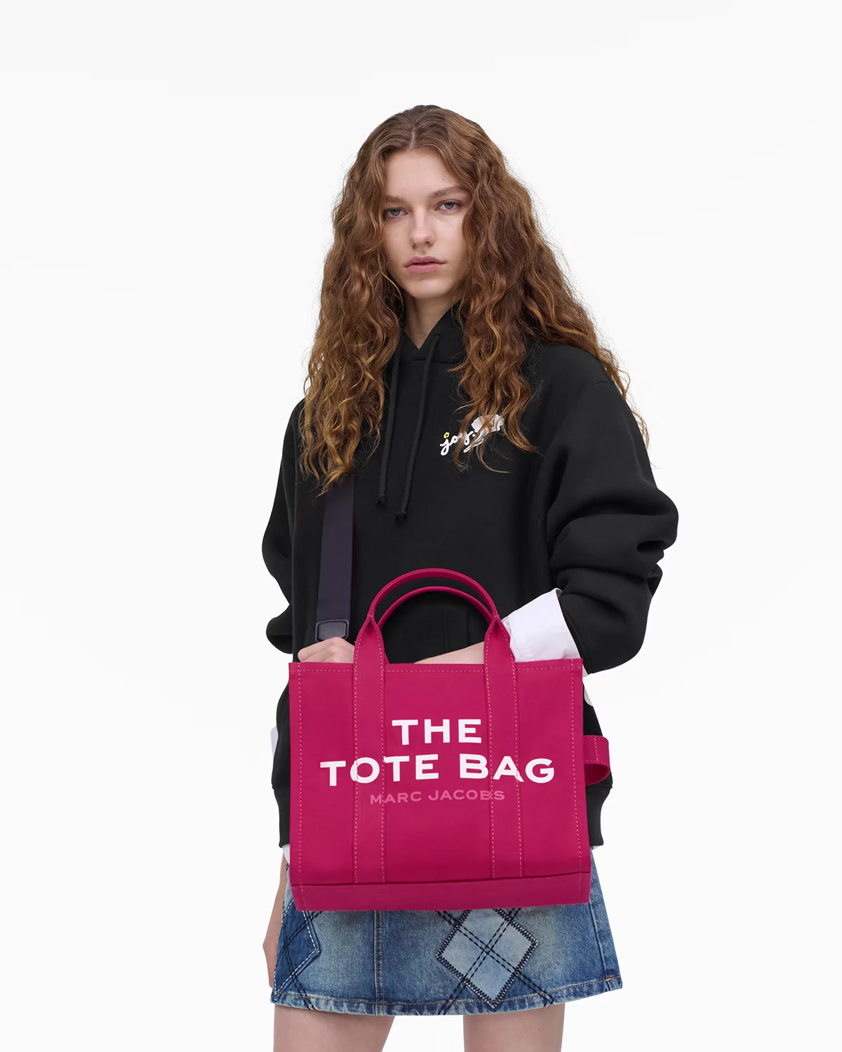 Marc Jacobs Marc Jacobs The Canvas Medium Tote Bag Raspberry Pink Raspberry Pink