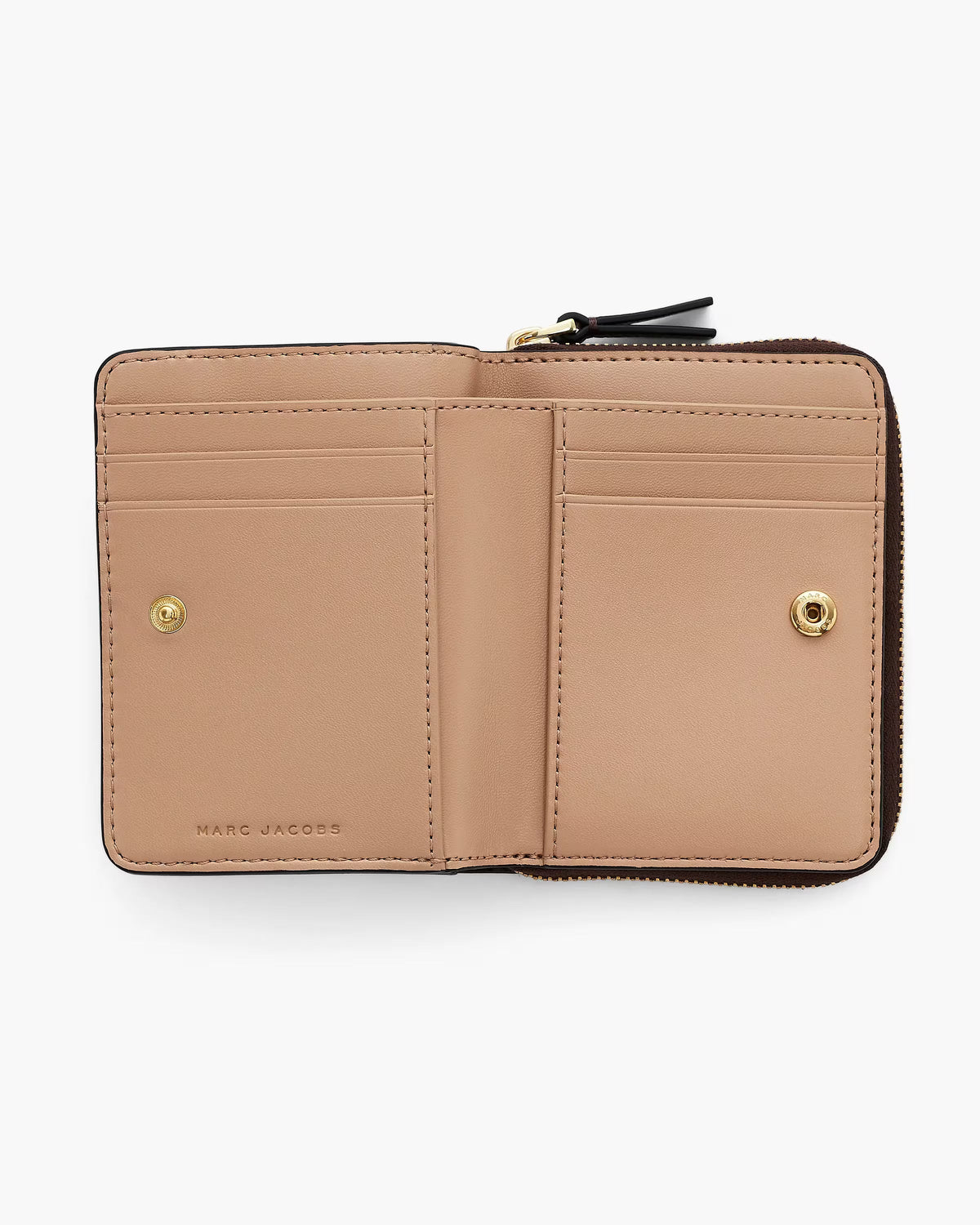 Marc Jacobs Marc Jacobs The Leather Mini Compact Wallet Ganache Ganache