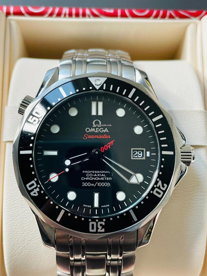 Omega Seamaster Diver 300 M007 James Révision Déc 2024 + bracelet mailles milanaises Omega