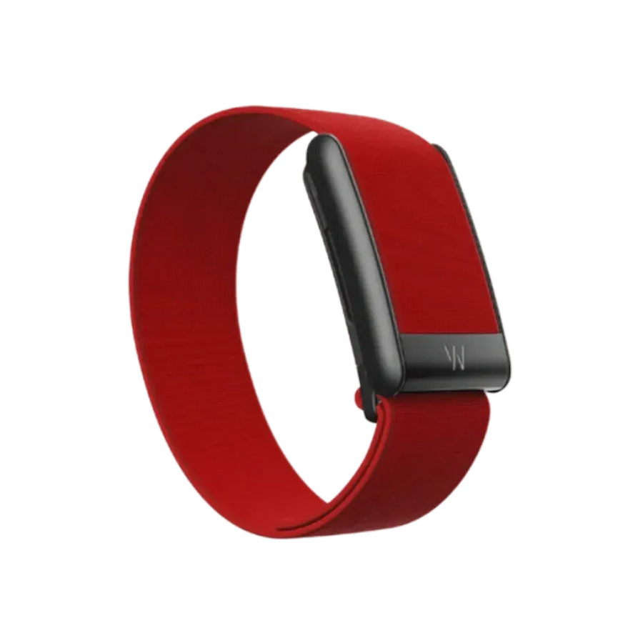 Whoop 5.0 Coreknit Cardinal Band (12 Month Peak Subscription Included)