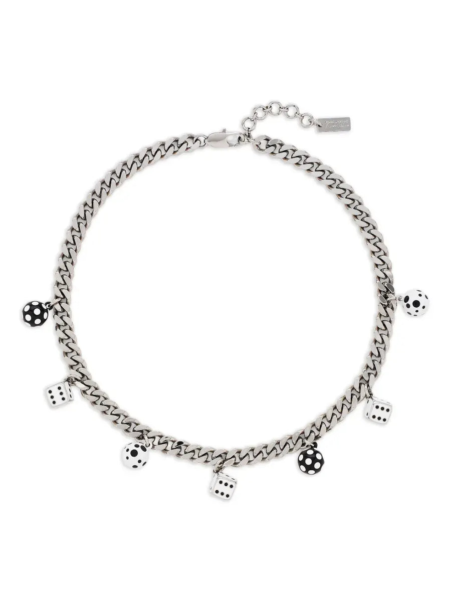 x Derrick Adams The Dice charm necklace
